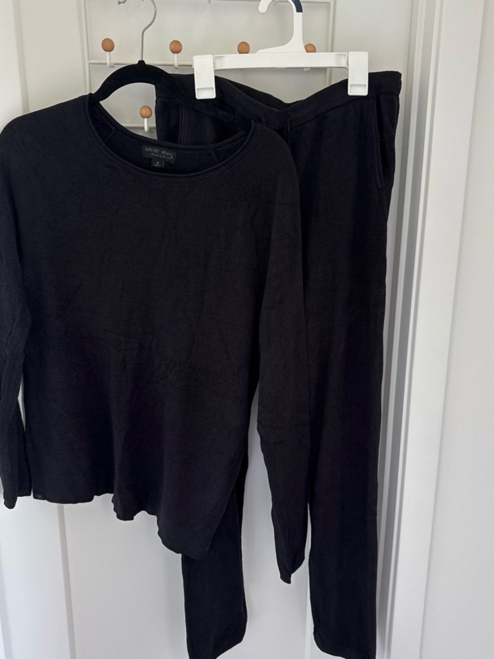 Barefoot Dreams Black Cozy Long Sleeve Top